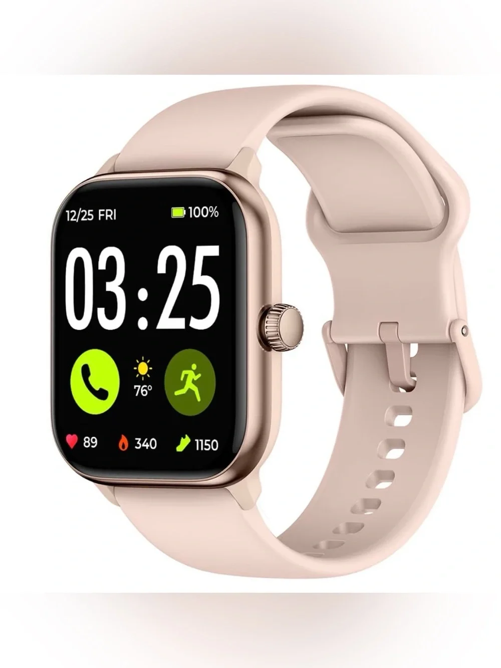 Spade & Co Smartwatch 4 with Rose Gold case and multiple bands